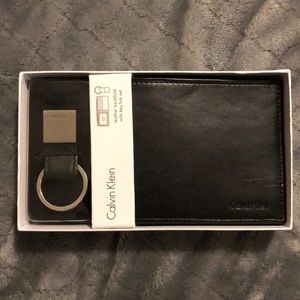 Calvin Klein Black Men’s Wallet Leather